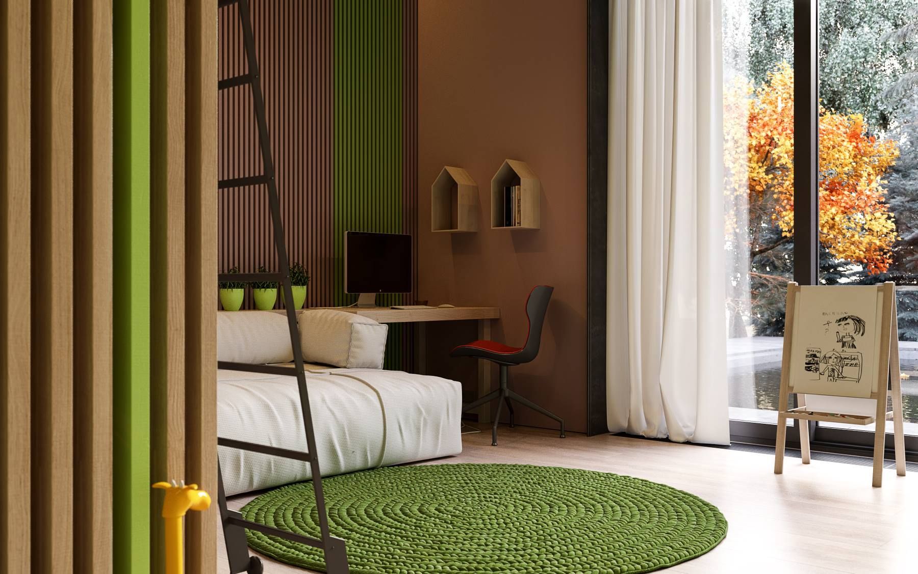 A Small Industrial Apartment with Vibrant and Cozy Interiors in Kiev, Ukraine by Ruslan Kovalchuk (24)