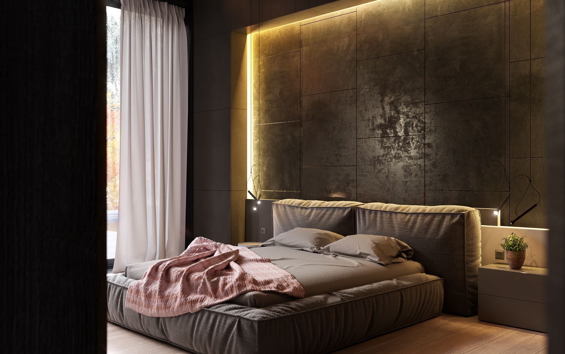 A Small Industrial Apartment with Vibrant and Cozy Interiors in Kiev, Ukraine by Ruslan Kovalchuk (7)