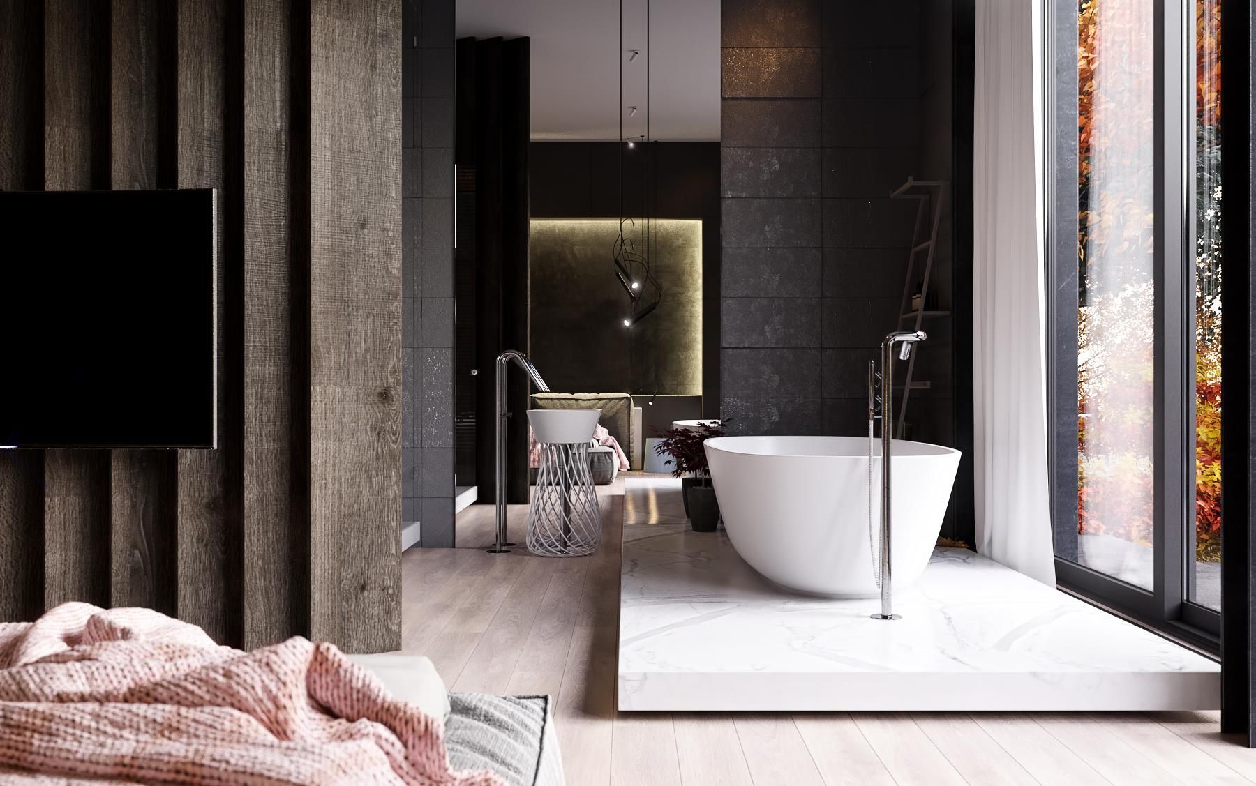 A Small Industrial Apartment with Vibrant and Cozy Interiors in Kiev, Ukraine by Ruslan Kovalchuk (8)