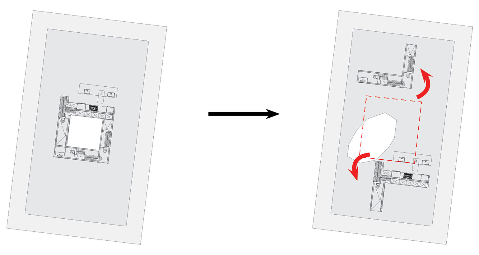A Small Modern Hillside Home with Interior Courtyards and Gardens in Aurora by NO ARCHITECTURE (13)