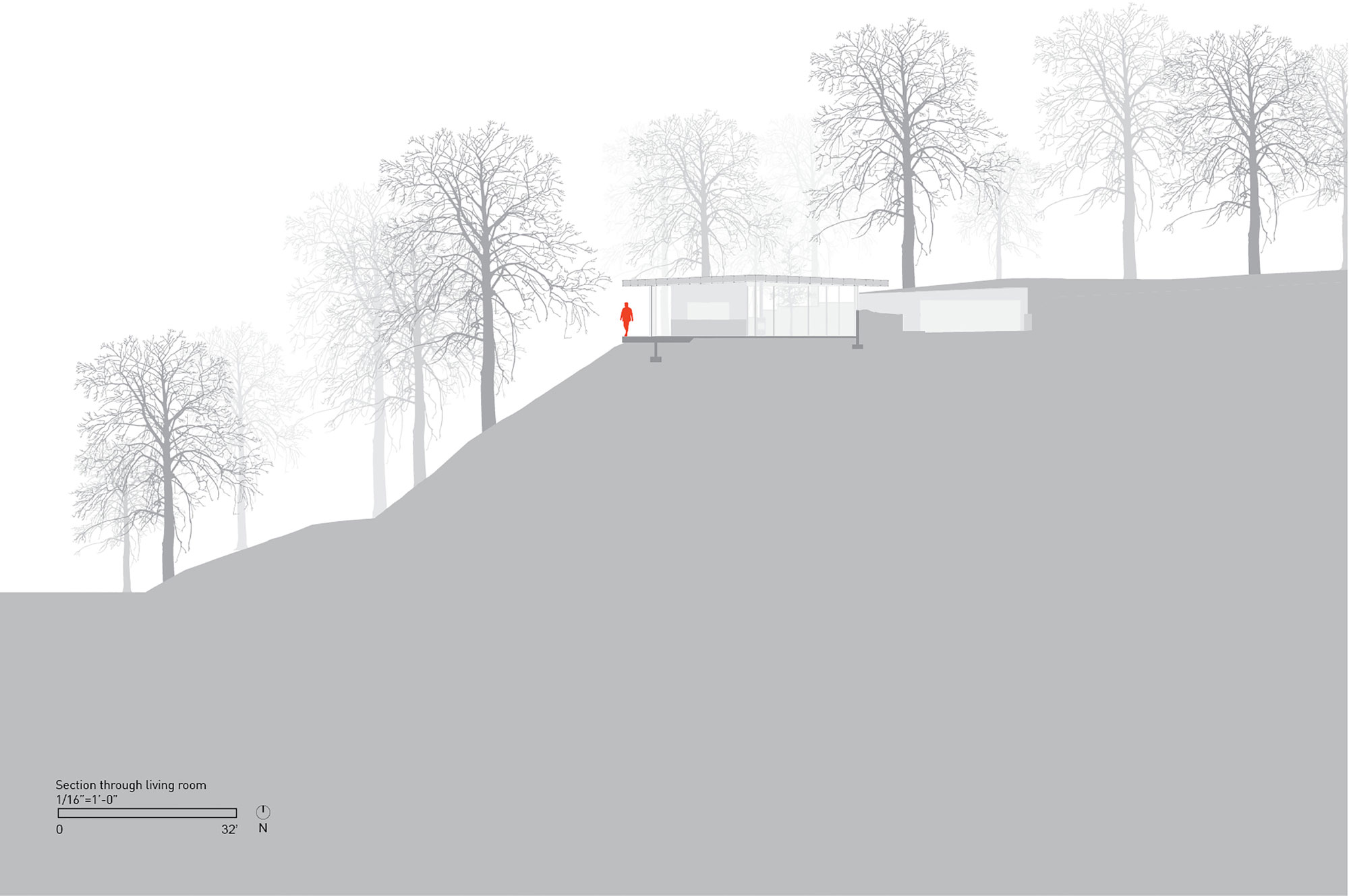 A Small Modern Hillside Home with Interior Courtyards and Gardens in Aurora by NO ARCHITECTURE (16)