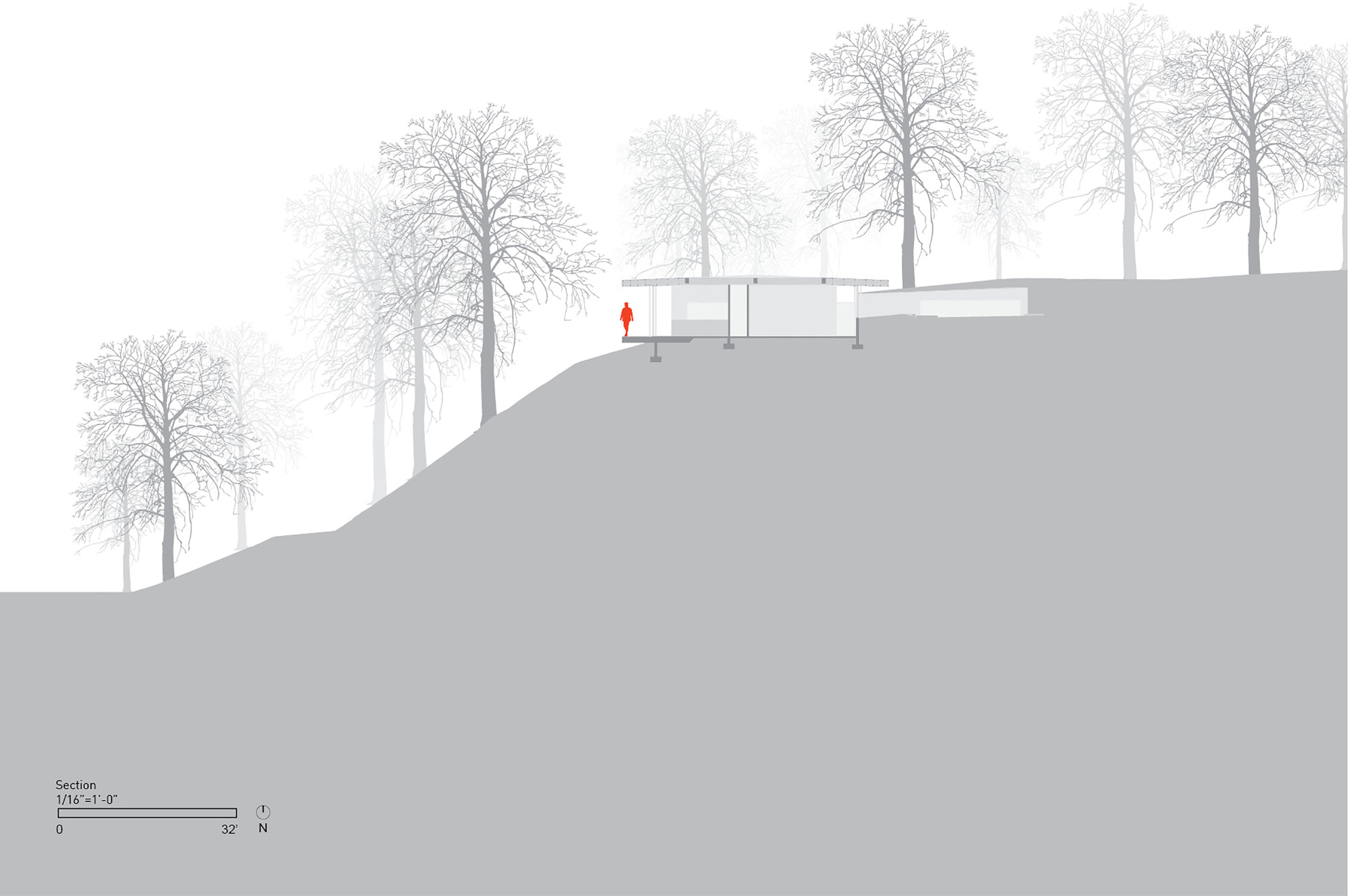 A Small Modern Hillside Home with Interior Courtyards and Gardens in Aurora by NO ARCHITECTURE (17)