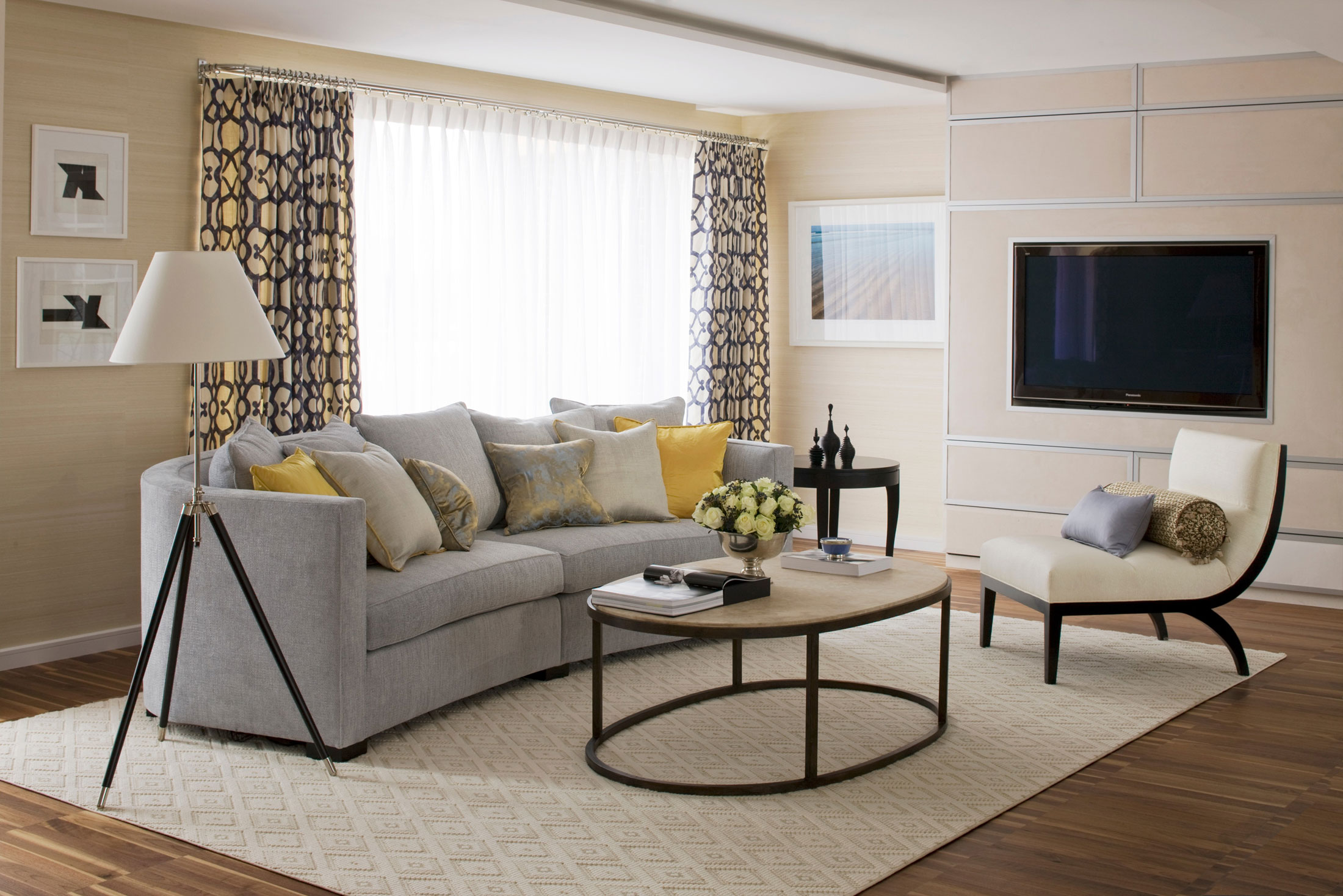 A Sophisticated Contemporary Apartment with Neutral and Soft Color Palette in London by Roselind Wilson Design (3)