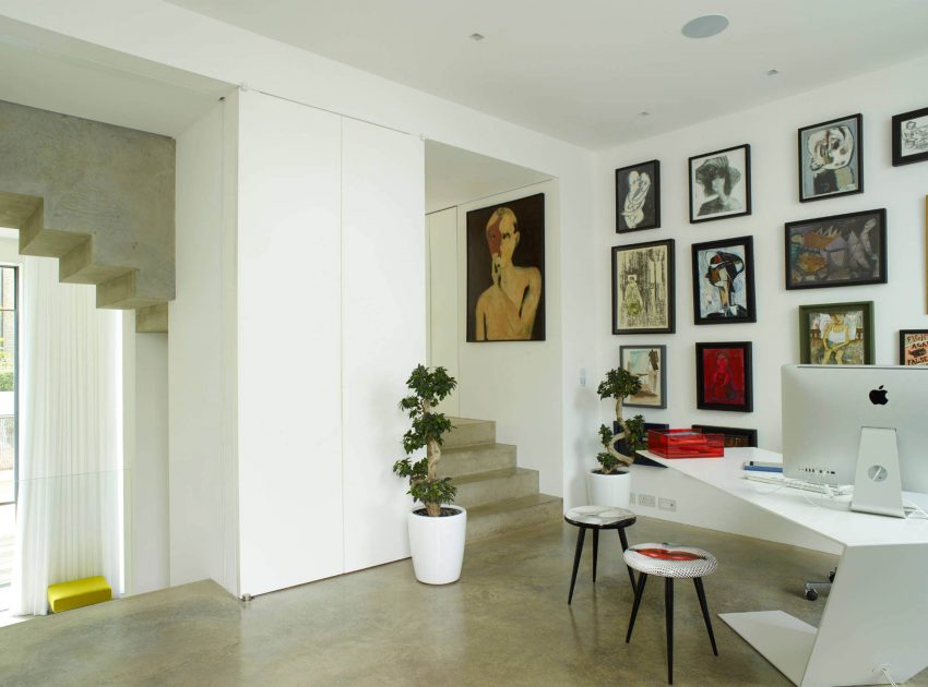 A Sophisticated Contemporary Home for an Art-Loving Family in Chelsea by Stephen Fletcher Architects (12)