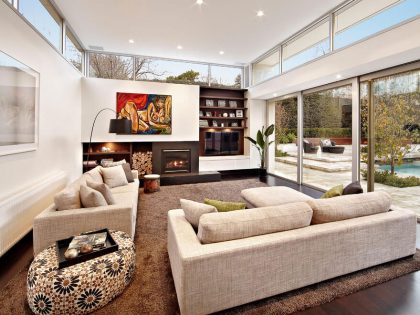 A Sophisticated Contemporary Home with Abundant Natural Light in Melbourne by Schulberg Demkiw Architects (2)