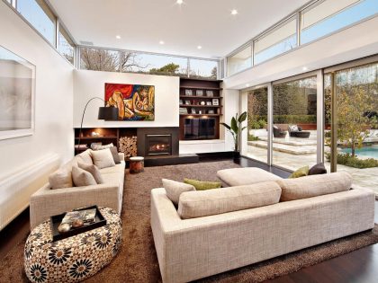 A Sophisticated Contemporary Home with Abundant Natural Light in Melbourne by Schulberg Demkiw Architects (2)