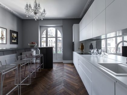 A Sophisticated Modern Apartment with Timeless Elegance in Strasbourg, France by YCL Studio (5)