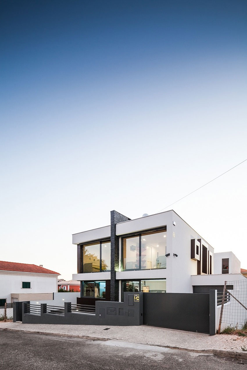 A Sophisticated Modern Home for a Young Couple with Two Children in Caxias, Portugal by JPS Atelier (1)
