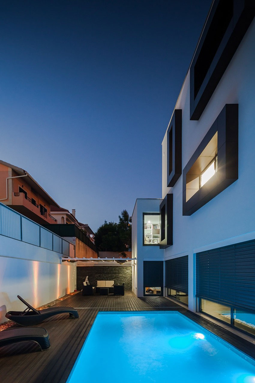 A Sophisticated Modern Home for a Young Couple with Two Children in Caxias, Portugal by JPS Atelier (21)