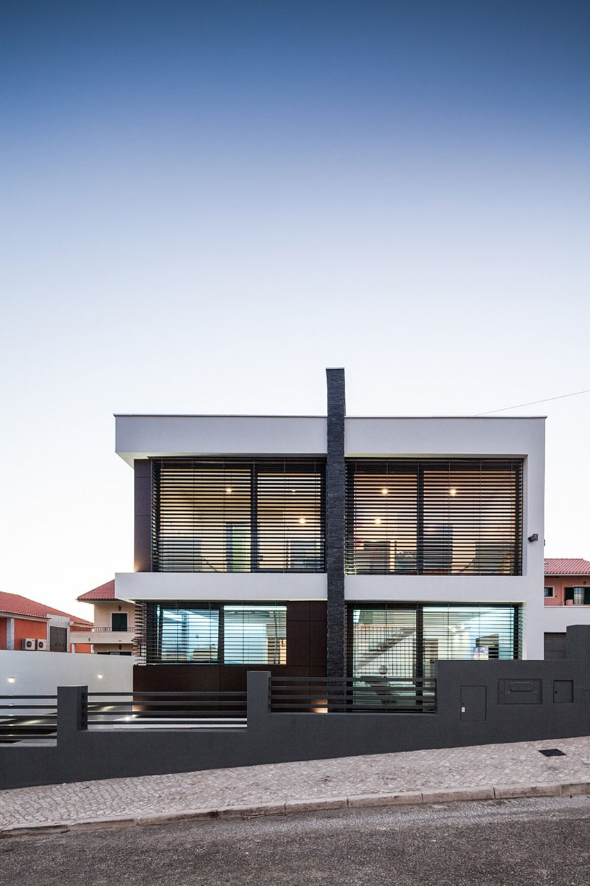 A Sophisticated Modern Home for a Young Couple with Two Children in Caxias, Portugal by JPS Atelier (3)