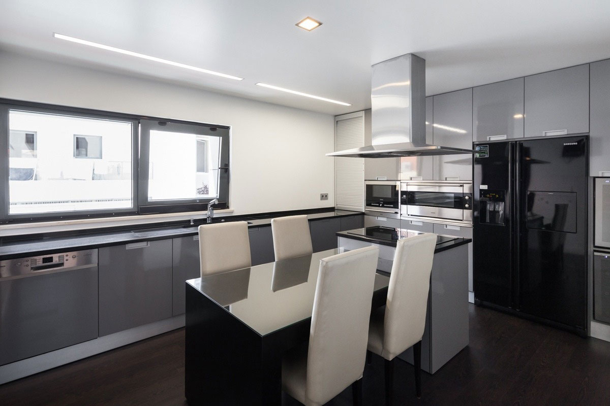 A Sophisticated Modern Home for a Young Couple with Two Children in Caxias, Portugal by JPS Atelier (9)