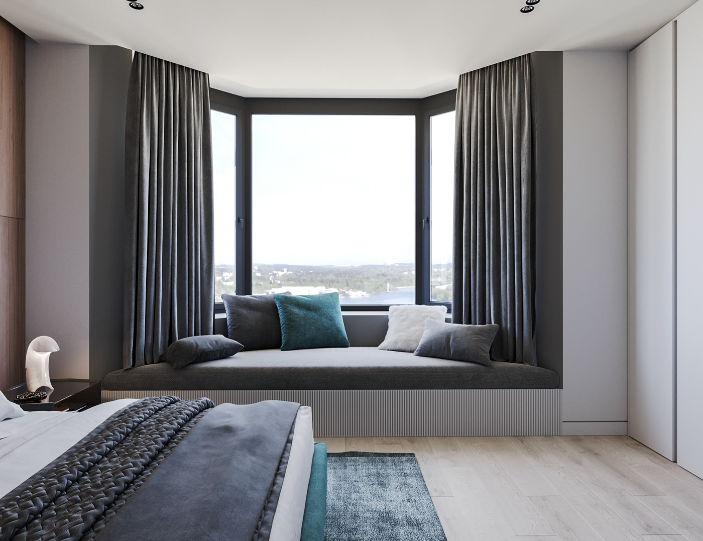 A Sophisticated Modern Home with Bold Green and Pink Accents in Kiev, Ukraine by Ruslan Kovalchuk (10)