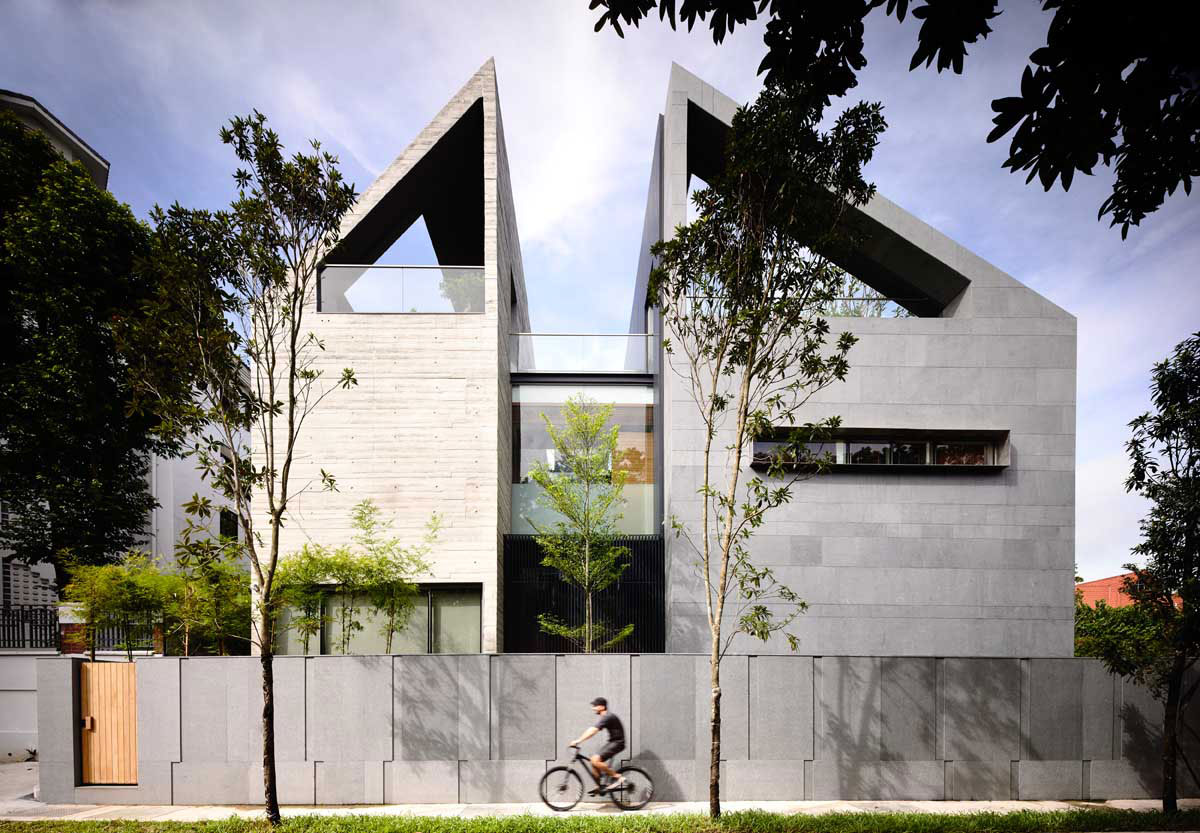 A Sophisticated Zen-Inspired House with Strong Lines and Geometric Shapes in Singapore by ONG&ONG (2)