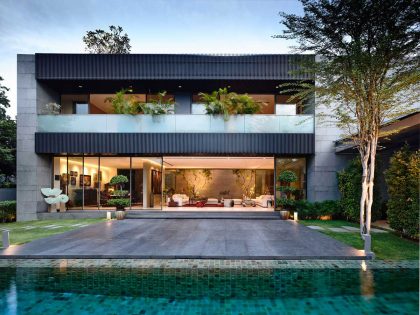 A Sophisticated Zen-Inspired House with Strong Lines and Geometric Shapes in Singapore by ONG&ONG (20)