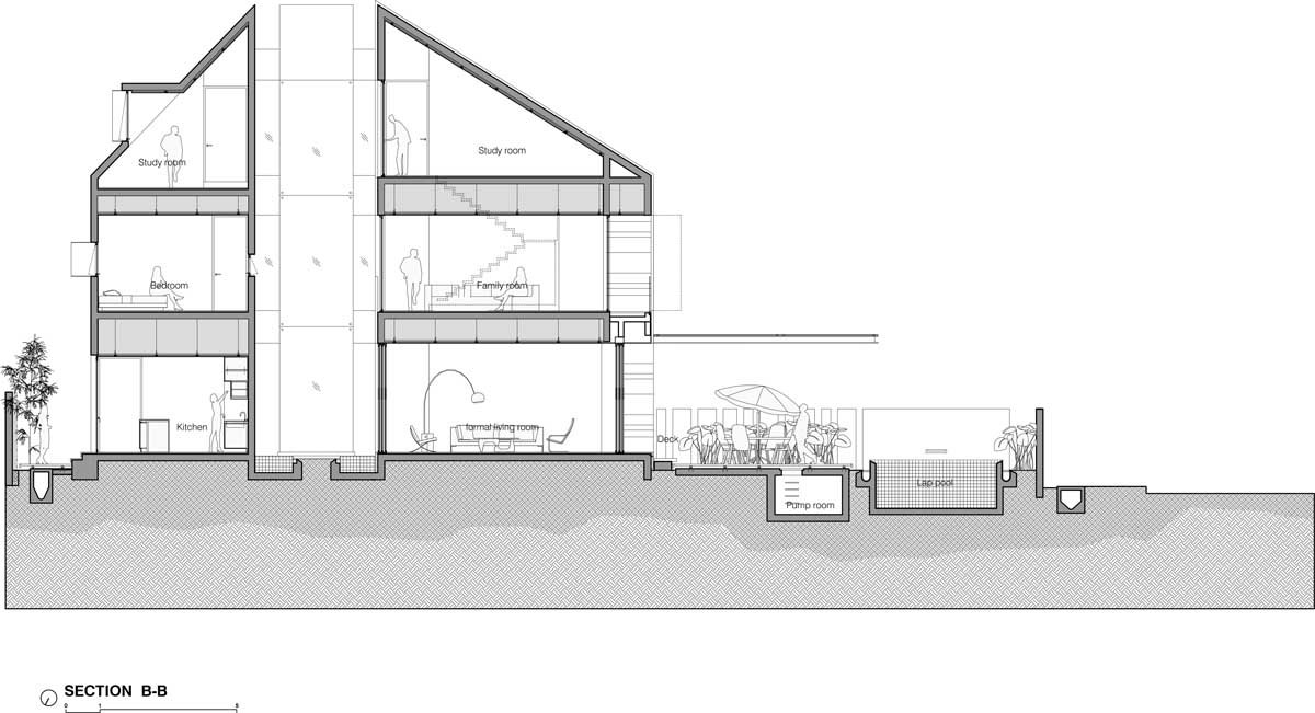 A Sophisticated Zen-Inspired House with Strong Lines and Geometric Shapes in Singapore by ONG&ONG (30)