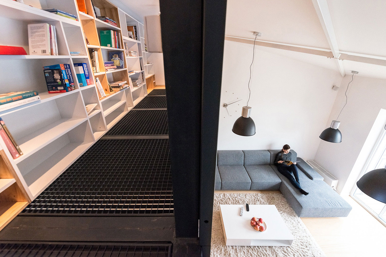 A Spacious Modern Apartment with a Marked Industrial Style in Bratislava by RULES architects (1)