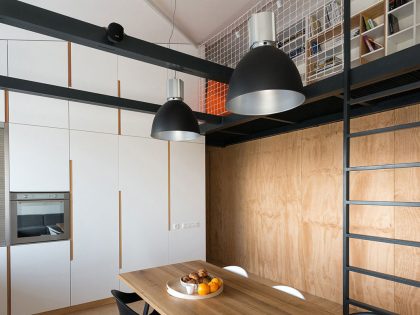 A Spacious Modern Apartment with a Marked Industrial Style in Bratislava by RULES architects (13)