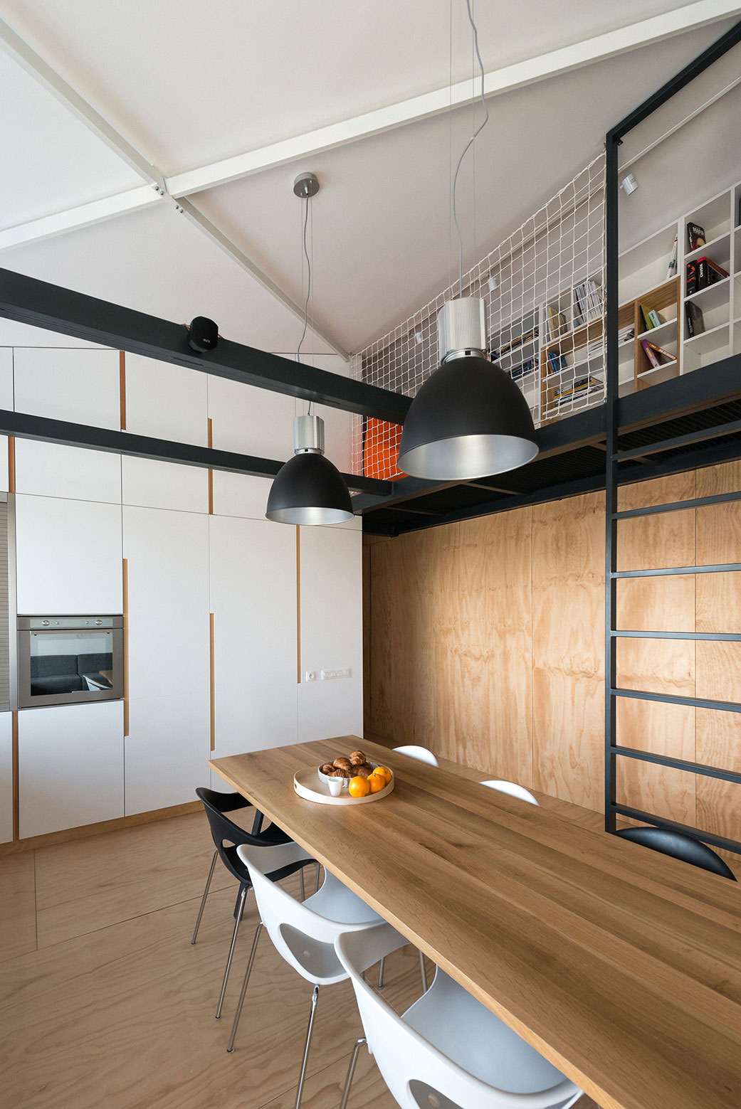 A Spacious Modern Apartment with a Marked Industrial Style in Bratislava by RULES architects (13)