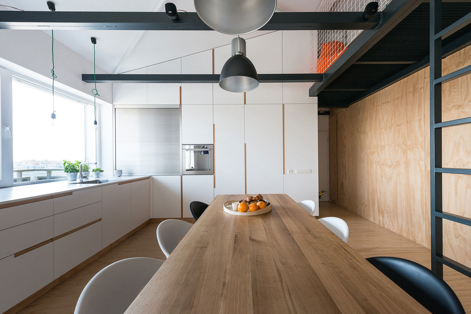 A Spacious Modern Apartment with a Marked Industrial Style in Bratislava by RULES architects (14)