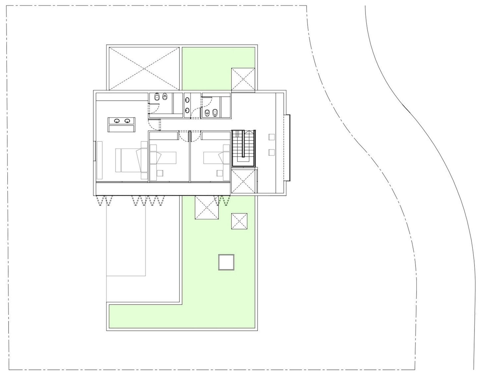 A Spacious Modern House with Cantilevered Slabs and Open Spaces in Buenos Aires by VDV ARQ (27)
