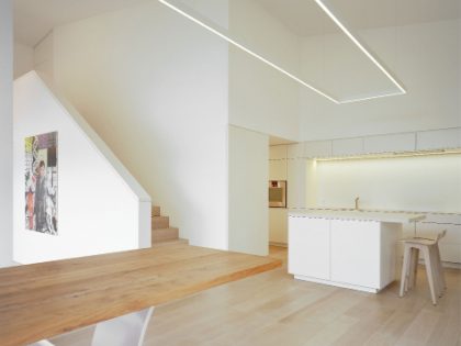 A Spacious Modern House with a Relaxing Decor Done in White in Tübingen, Germany by Steimle Architekten (15)