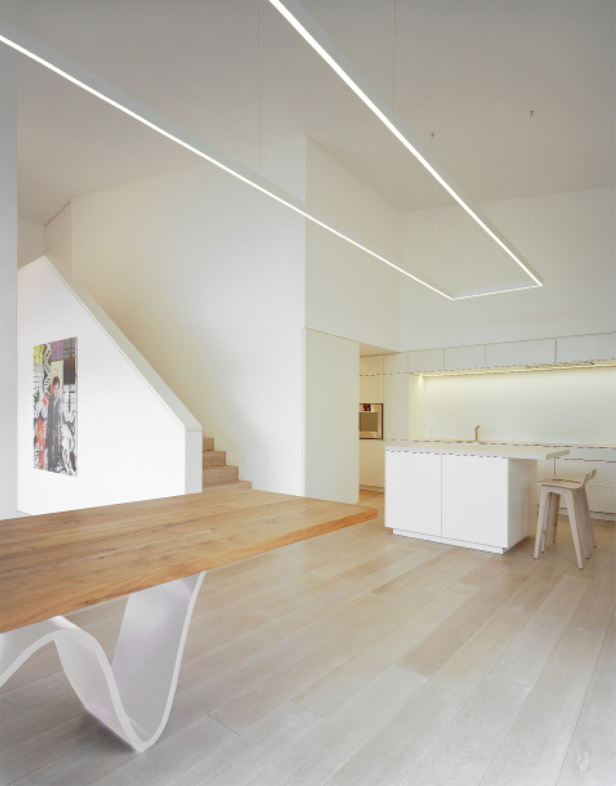 A Spacious Modern House with a Relaxing Decor Done in White in Tübingen, Germany by Steimle Architekten (15)