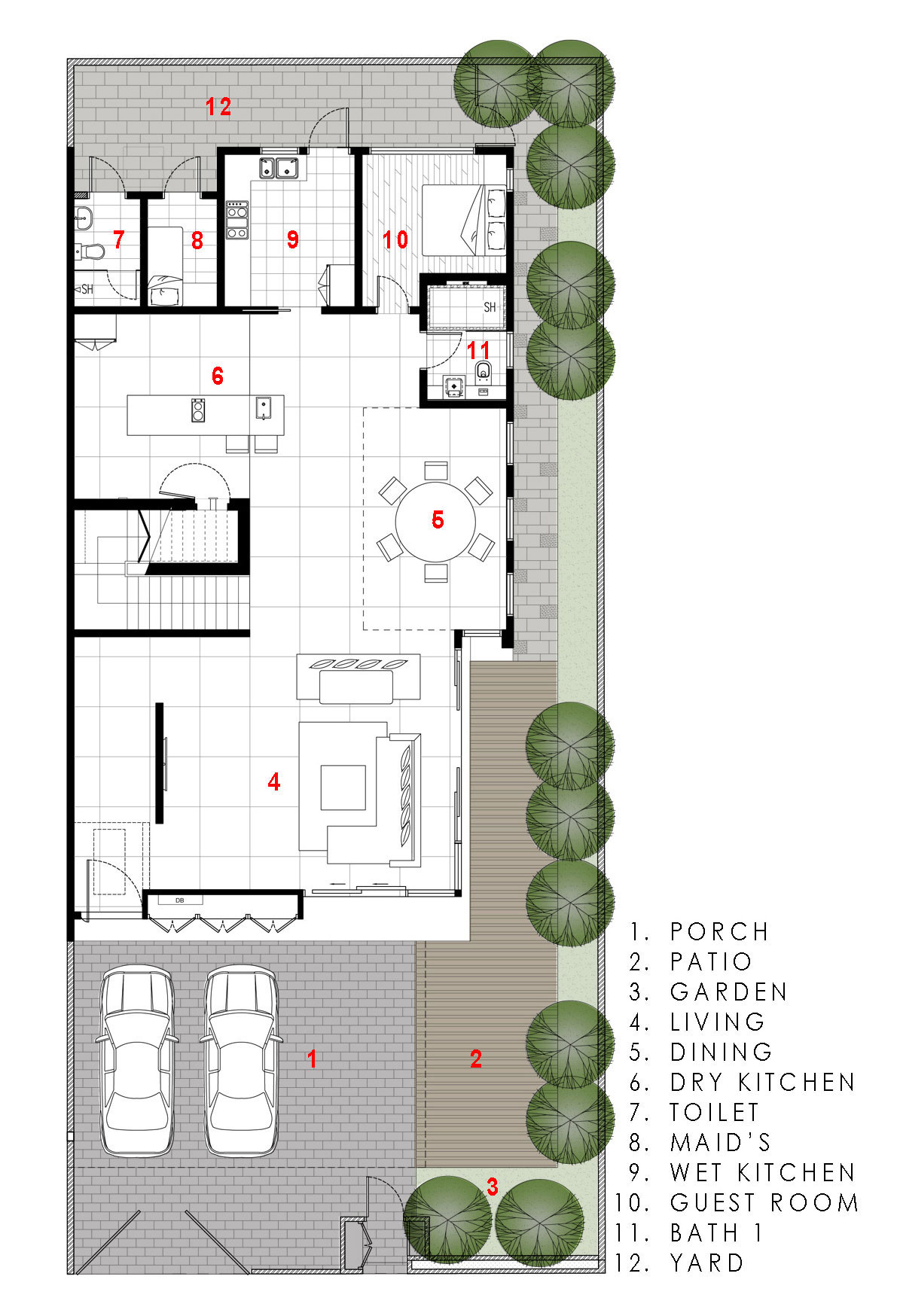 A Spacious and Comfortable Modern Home in Singapore by ADX Architects Pte Ltd (12)