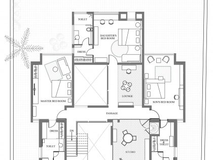 A Spacious and Elegant House with Cozy Color Schemes in Urban Chaos by SAK Designs (21)