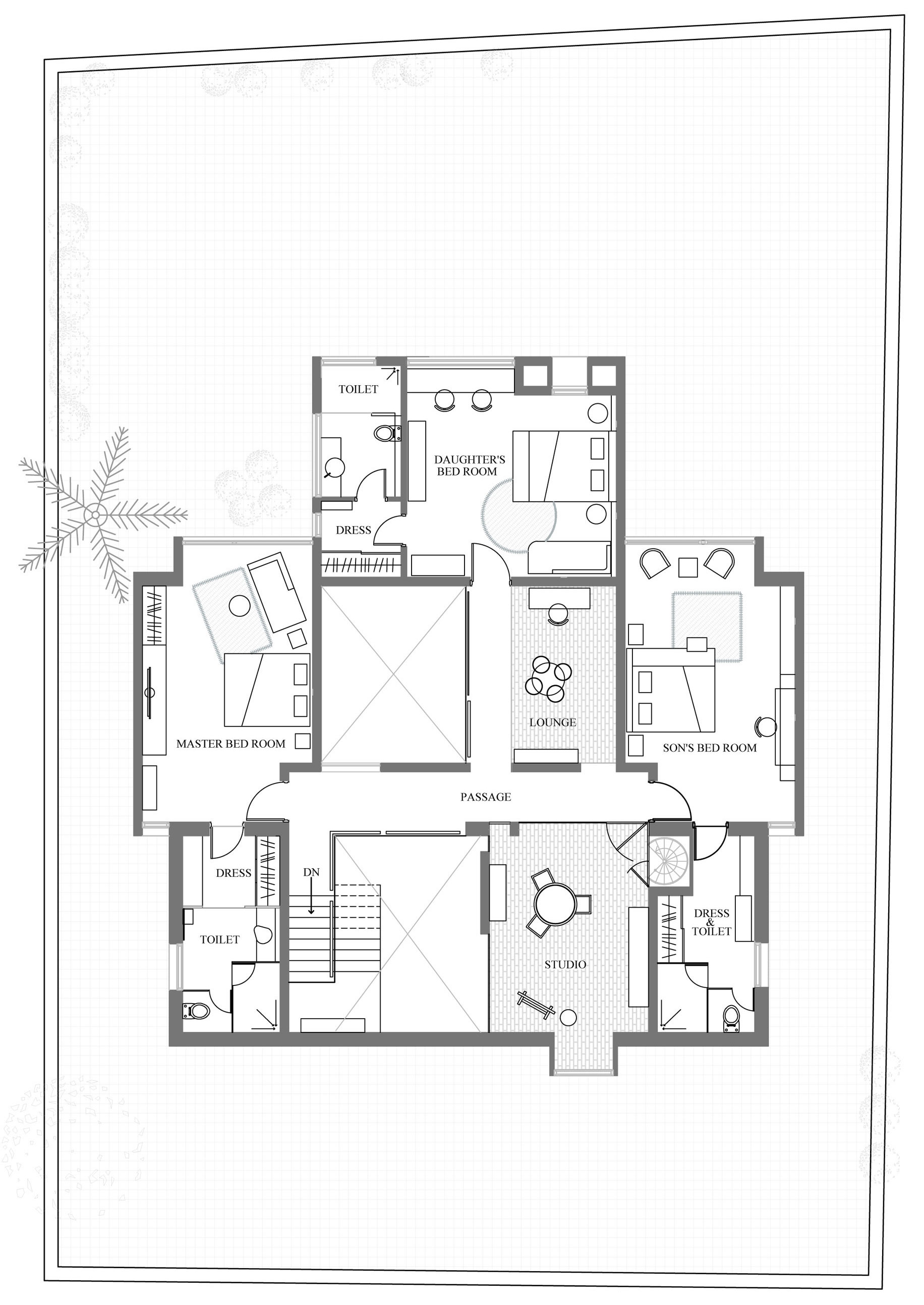 A Spacious and Elegant House with Cozy Color Schemes in Urban Chaos by SAK Designs (21)