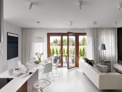 A Spacious and Luminous House of Elegant Simplicity in Mikolów, Poland