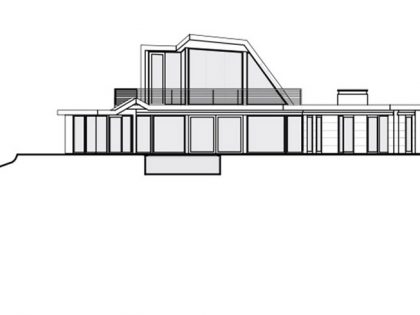 A Spectacular Asymmetrical Home with Beautiful City and Ocean Views in Brentwood by Patrick Tighe Architecture (12)