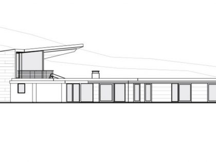 A Spectacular Asymmetrical Home with Beautiful City and Ocean Views in Brentwood by Patrick Tighe Architecture (14)