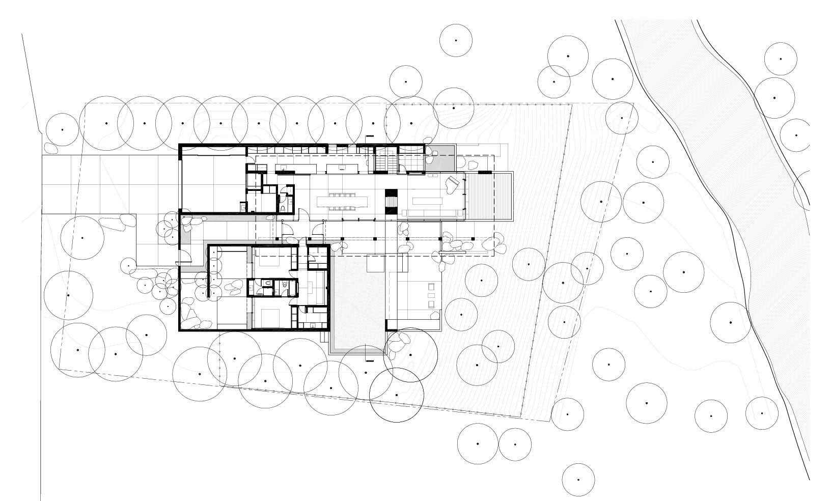 A Spectacular Concrete House Surrounded by Snow Filled Trees Mountain of USA by Suyama Peterson Deguchi (17)