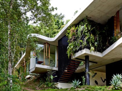 A Spectacular and Beautiful Modern House in the Middle of the Rainforest in Queensland by Jesse Bennett Architect (2)