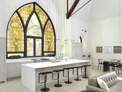 A Splendid Church Transformed into a Stunning Modern Family Home in Chicago by Linc Thelen Design (19)