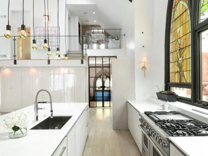 A Splendid Church Transformed into a Stunning Modern Family Home in Chicago by Linc Thelen Design (20)
