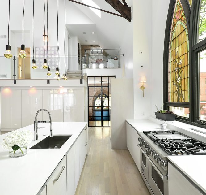 A Splendid Church Transformed into a Stunning Modern Family Home in Chicago by Linc Thelen Design (20)