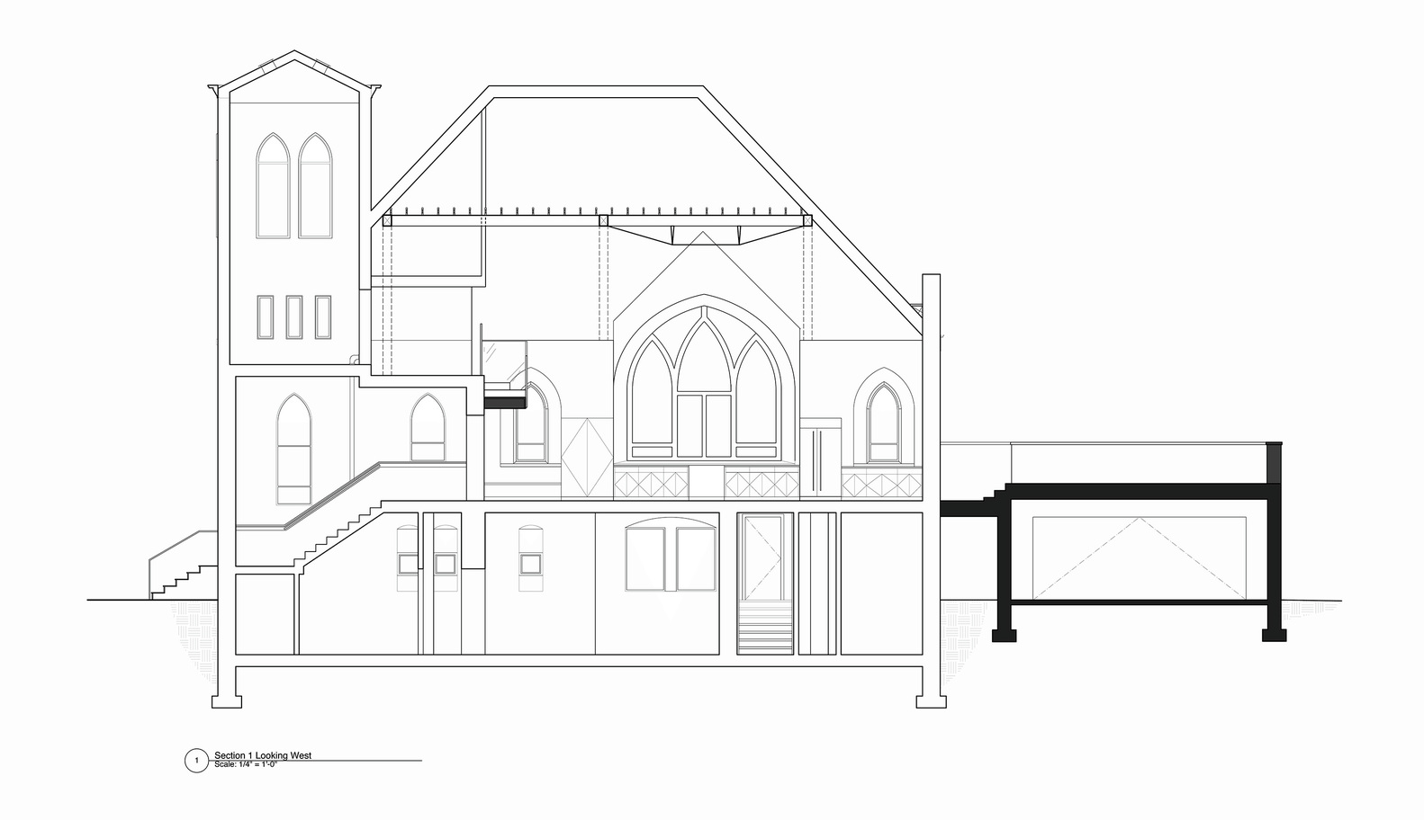 A Splendid Church Transformed into a Stunning Modern Family Home in Chicago by Linc Thelen Design (28)