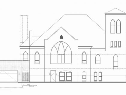 A Splendid Church Transformed into a Stunning Modern Family Home in Chicago by Linc Thelen Design (29)