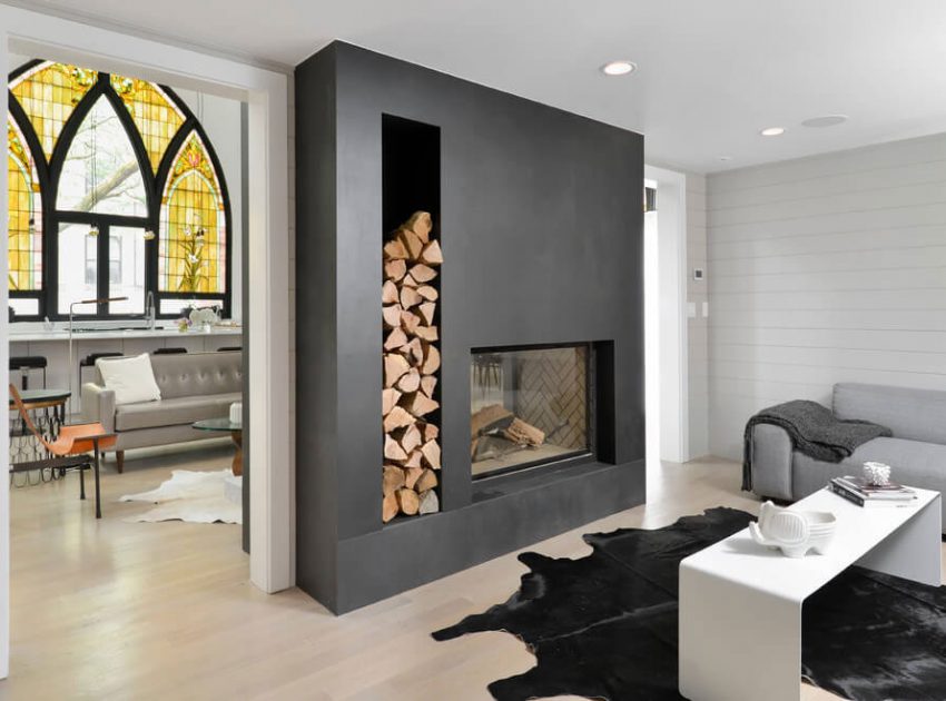 A Splendid Church Transformed into a Stunning Modern Family Home in Chicago by Linc Thelen Design (3)