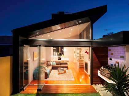 A Striking Contemporary Home Full of Transparency and Light in Elsternwick by Sketch Building Design (11)