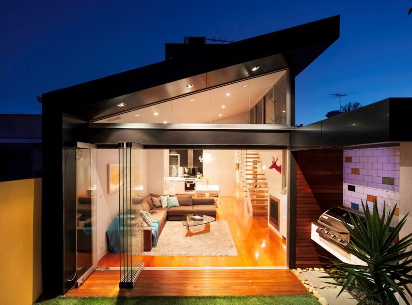 A Striking Contemporary Home Full of Transparency and Light in Elsternwick by Sketch Building Design (11)