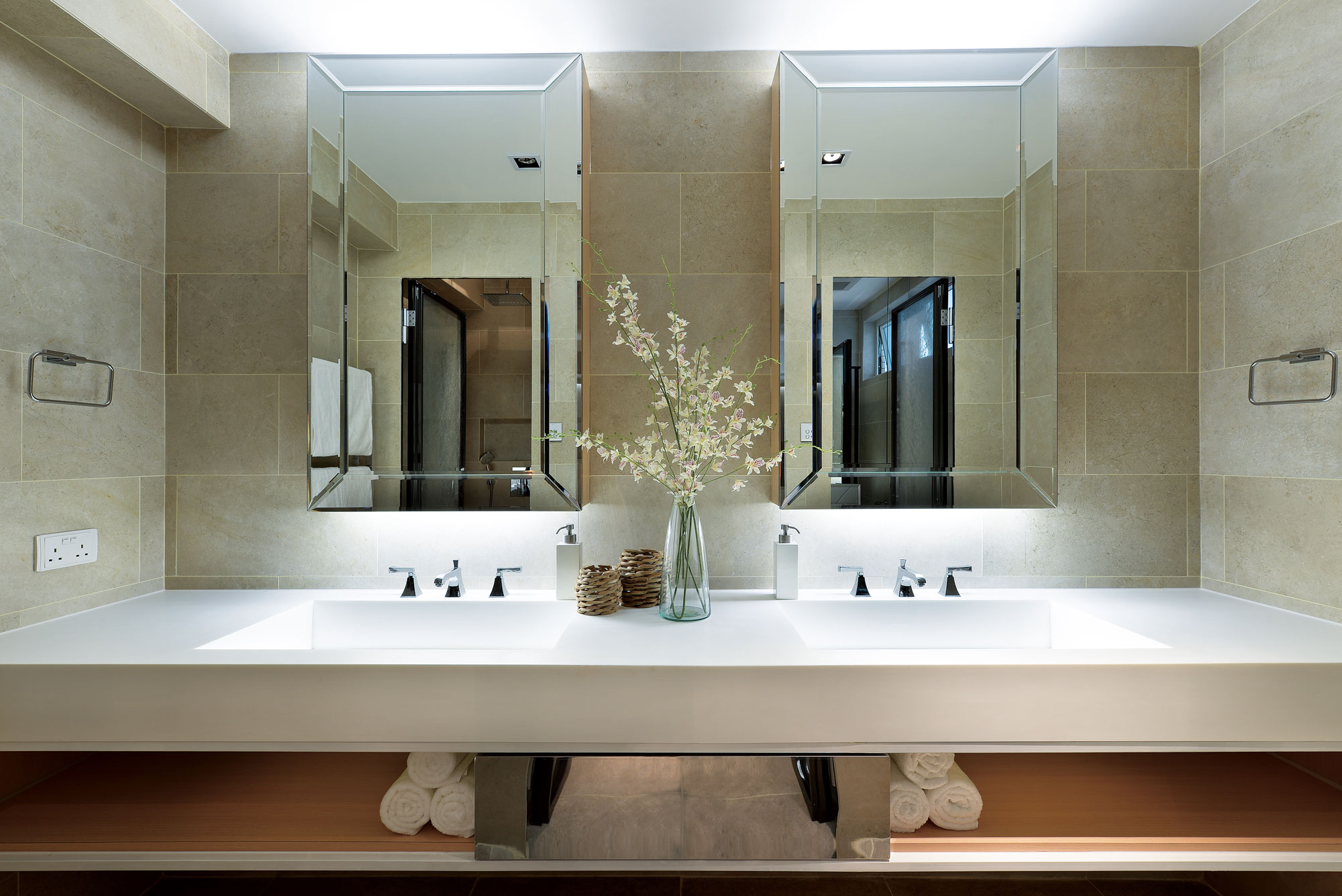 A Striking Contemporary Home with Stylish Interiors in Happy Valley by Millimeter Interior Design (9)