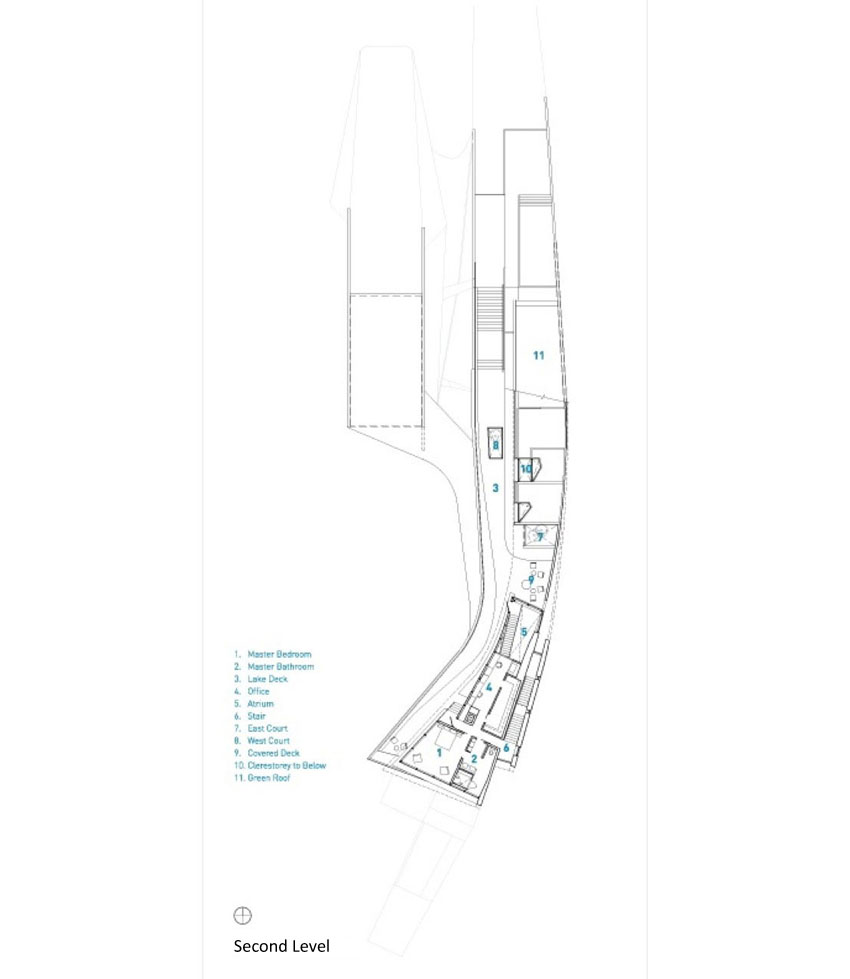 A Striking and Dramatic Lakeside House Hidden in a Dense Forest of Port Hope by Teeple Architects (16)