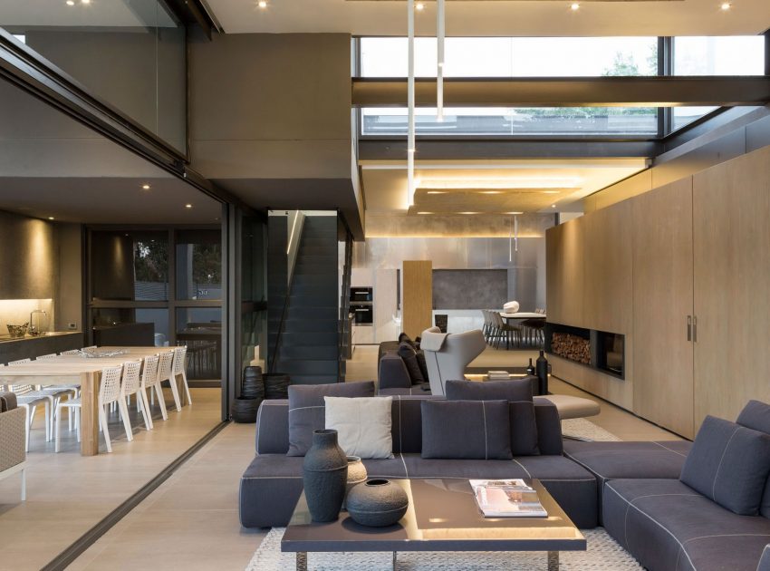 A Striking and Luminous Modern House with Elegant and Practical Family Environment in Johannesburg by Nico van der Meulen Architects (15)