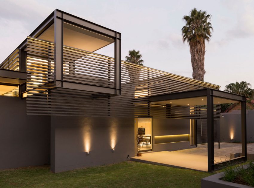 A Striking and Luminous Modern House with Elegant and Practical Family Environment in Johannesburg by Nico van der Meulen Architects (2)