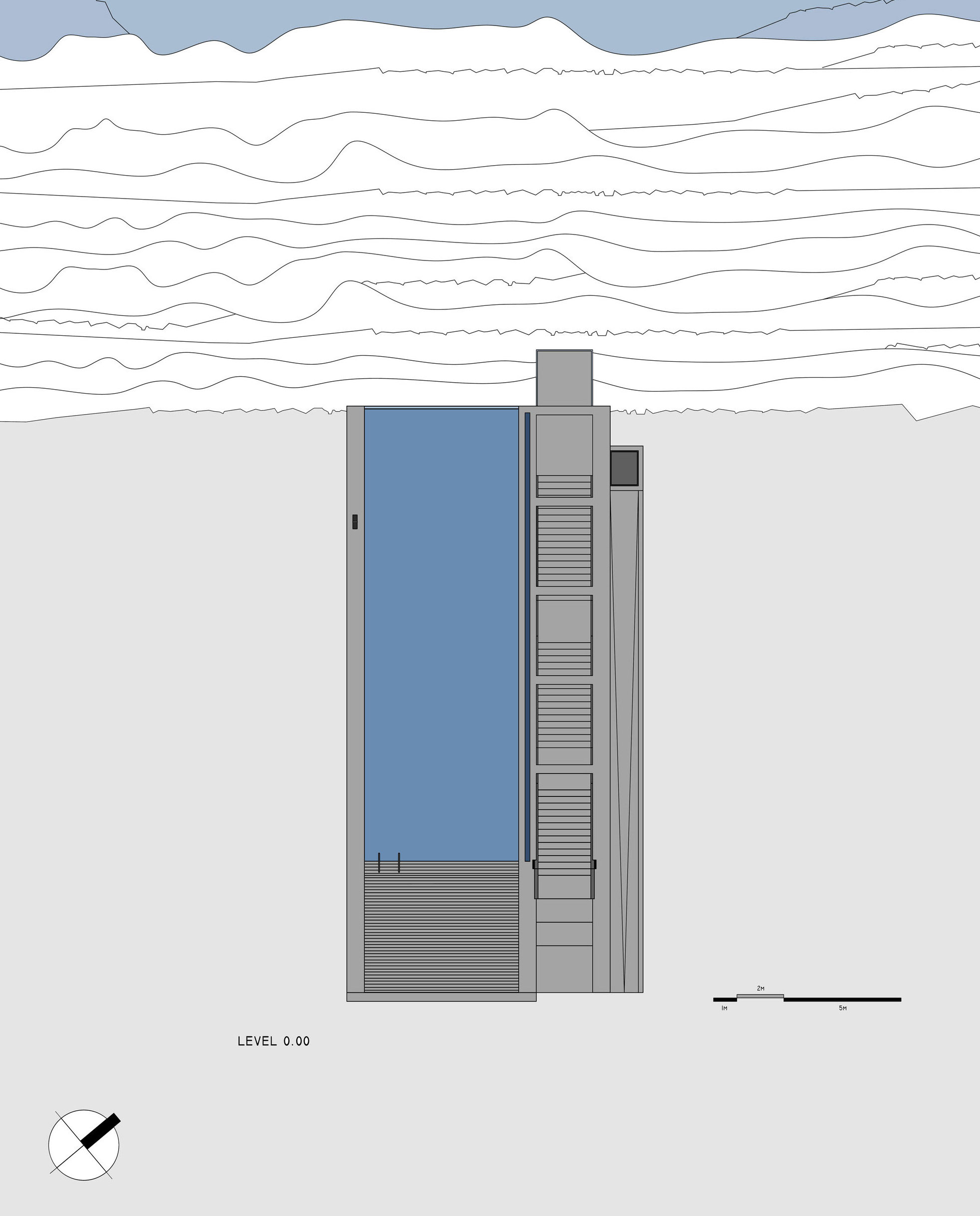 A Stunning Contemporary Cliffside Home Overlooking the Aegean Sea in Greece by OPA Works (16)