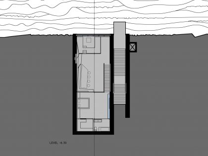 A Stunning Contemporary Cliffside Home Overlooking the Aegean Sea in Greece by OPA Works (18)