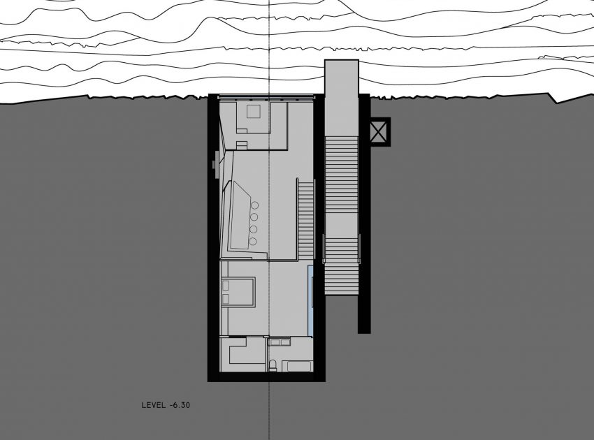 A Stunning Contemporary Cliffside Home Overlooking the Aegean Sea in Greece by OPA Works (18)