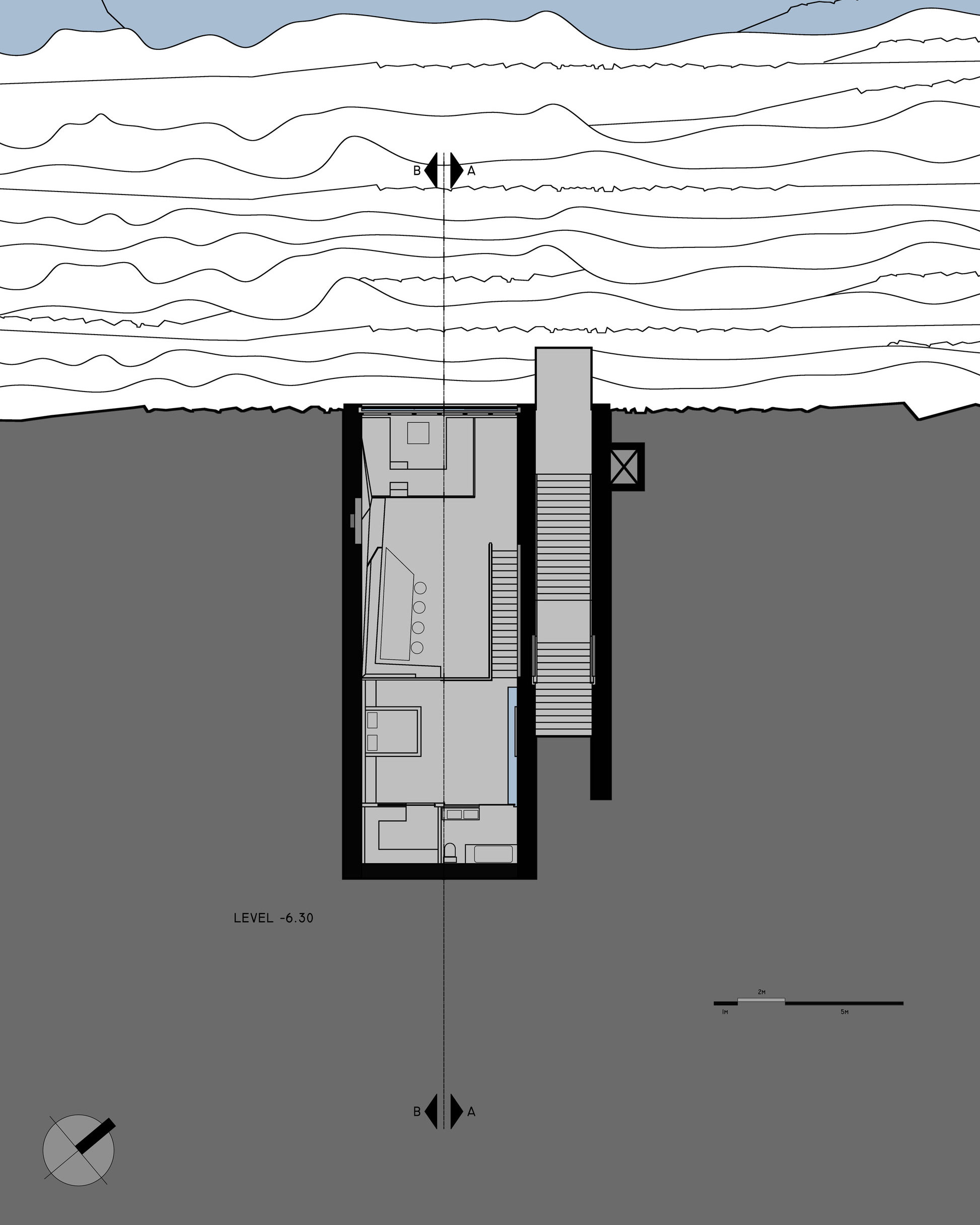 A Stunning Contemporary Cliffside Home Overlooking the Aegean Sea in Greece by OPA Works (18)